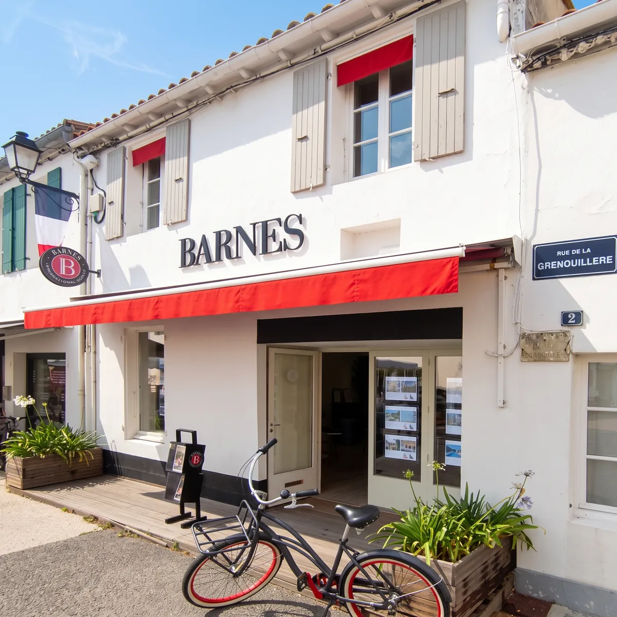 The BARNES Les Portes-en-Ré agency storefront