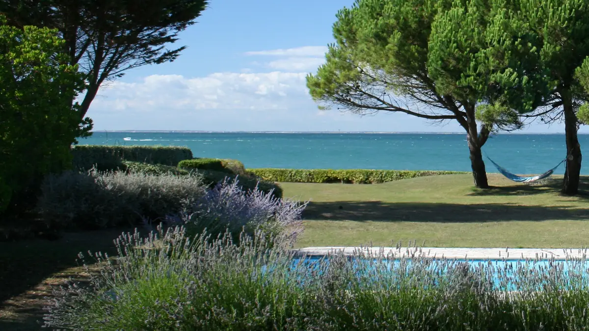 Sea view from a house on Île de Ré — properties sold by BARNES Île de Ré