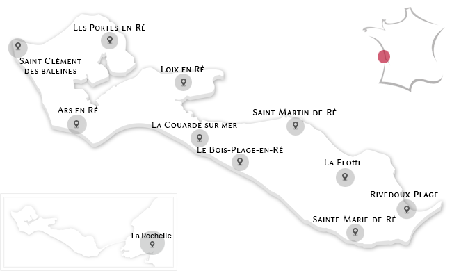 Las propiedades de lujo en el Isla de Ré